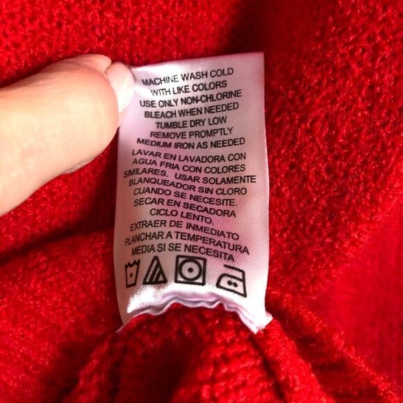 VINCE CAMUTO - Girls Sz M (7-8) “Love” Sweater in Cozy Acrylic/Poly Blend. CUTE! - Picture 9 of 13